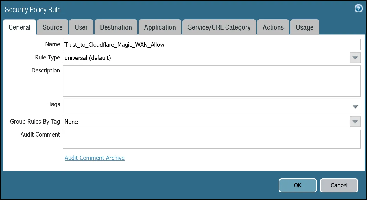 Trust to Cloudflare WAN - General