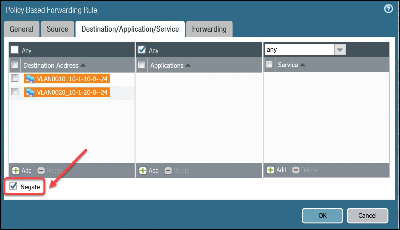 PBF: Trust to Cloudflare WAN via tunnel.1 - Destinations