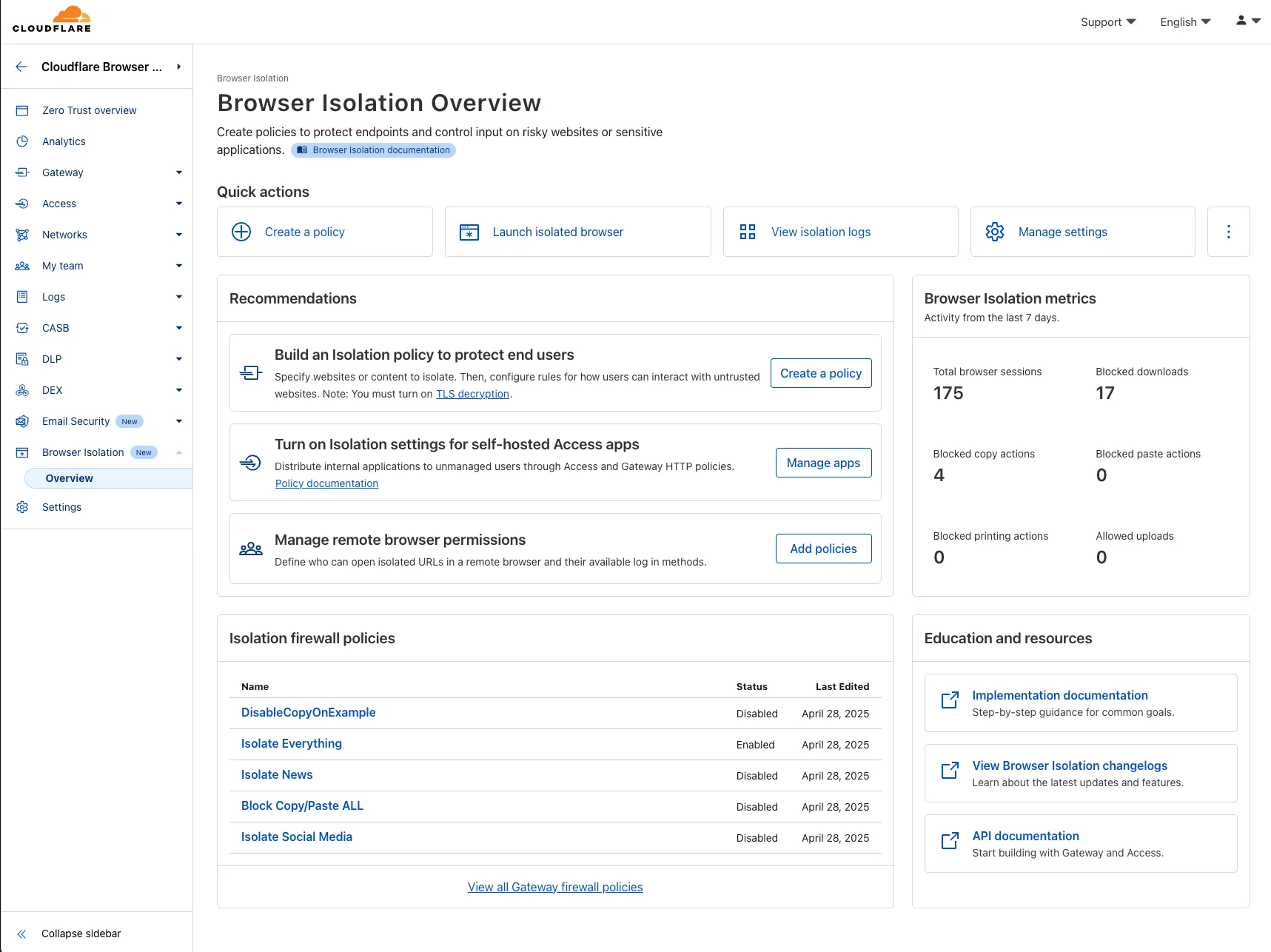 Browser Isolation Overview