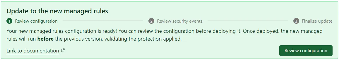 The upgrade banner displayed to Enterprise customers.